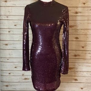 Fashion Nova expose sequin dress